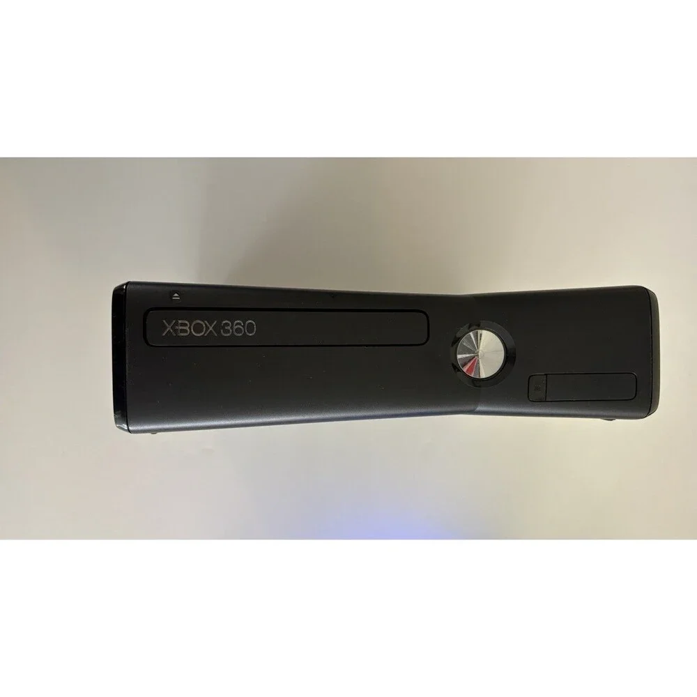 Xbox 360 S Slim 1439 Bundle 2 Controllers Kinect 10 Games Tested Working Console